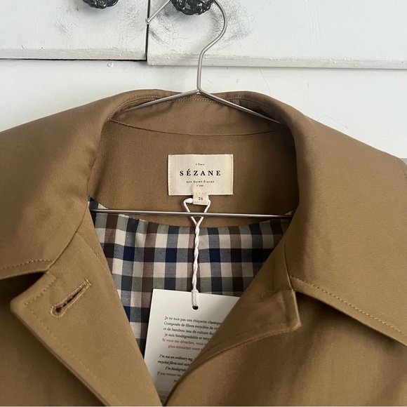 Sezane Clyde Coat in Camel (Size EU 36) - Picture 2 of 7